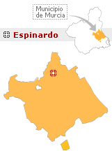Situaci&oacute;n de Espinardo en el municipio de Murcia